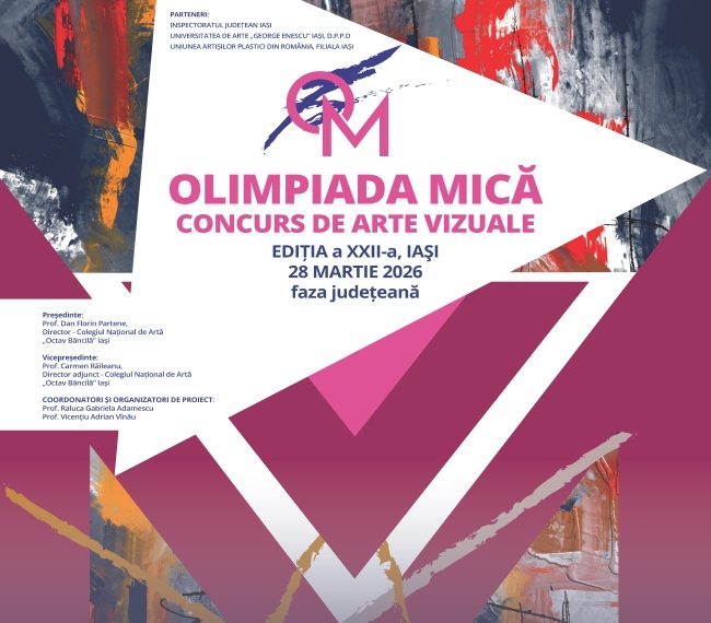 Concurs interjudețean de Arte Vizuale – „Olimpiada mică” 2026